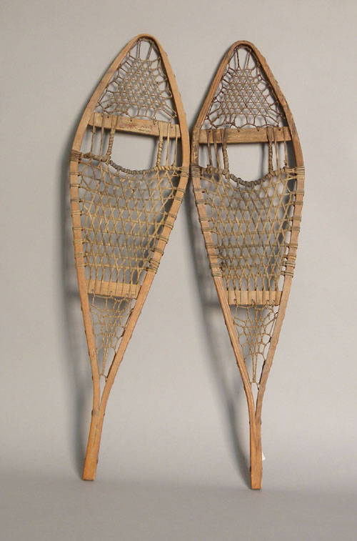 Appraisal: Pair of Norway snow shoes l