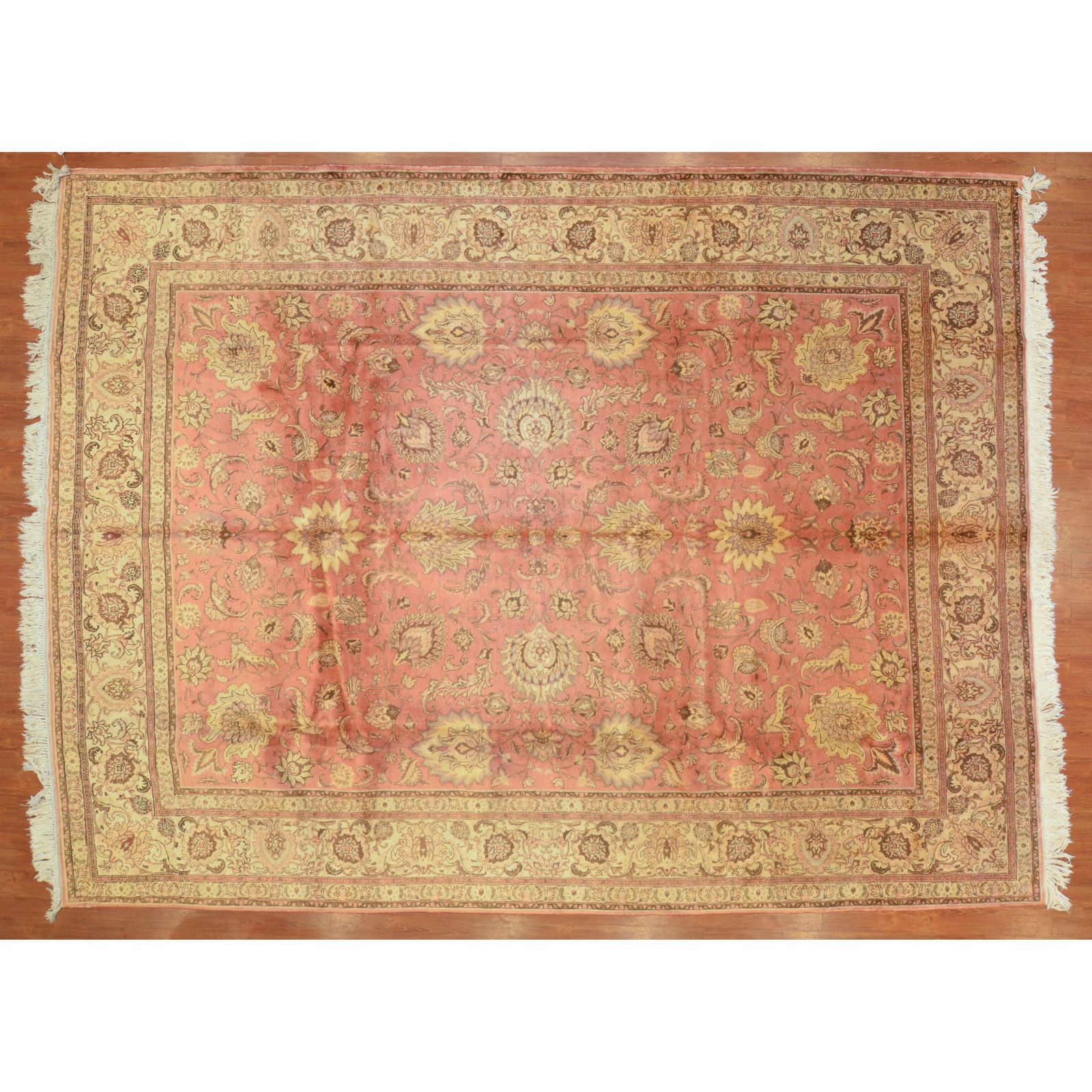 Appraisal: SEMI-ANTIQUE TABRIZ CARPET PERSIA X Second quarter- th century hand-knotted