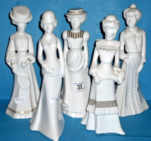 Appraisal: A Collection of Spode Figurines by Pauline Shone comprising Julia