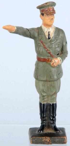 Appraisal: Lineol Hitler Saluting Dark uniform Slight wear to face Right