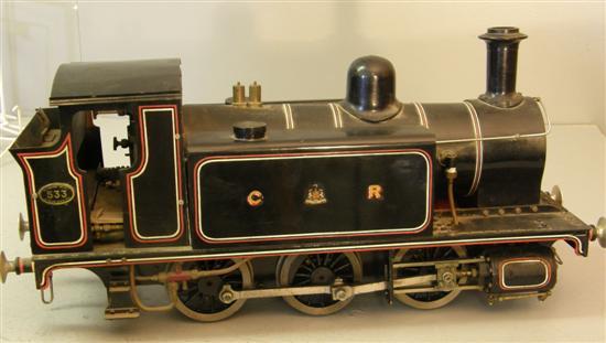 Appraisal: Scratch built model locomotive in Caledonian Railway black livery long