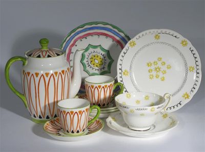 Appraisal: A collection of Foley China designed for the Art in