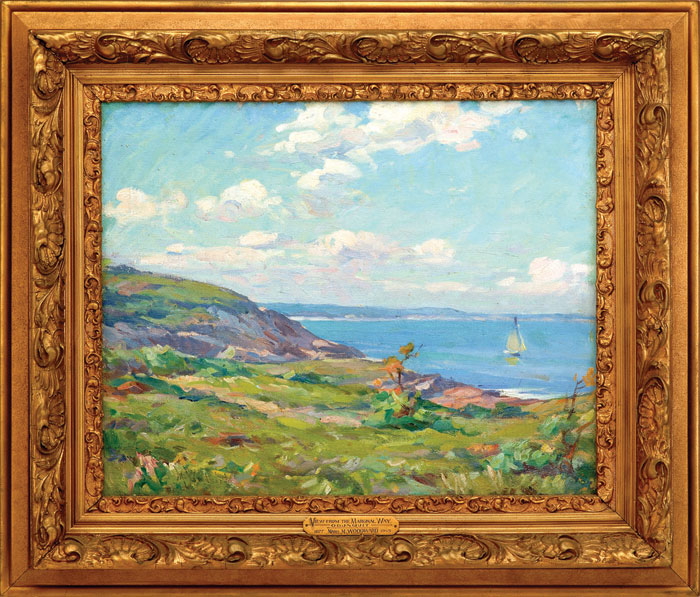 Appraisal: MABEL M WOODWARD AMERICAN - VIEW FROM THE MARGINAL WAY