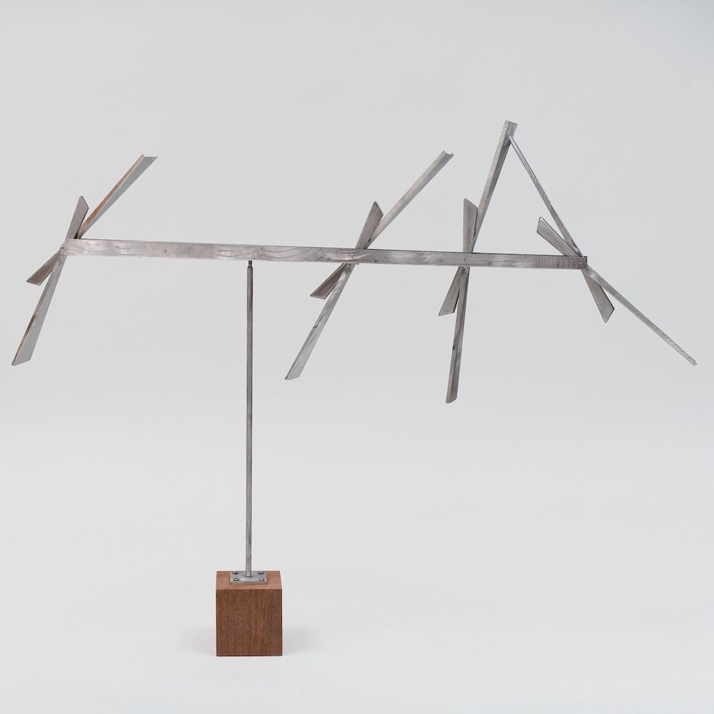 Appraisal: George Rickey - Weathervane Stainless steel signed 'Rickey' and dated