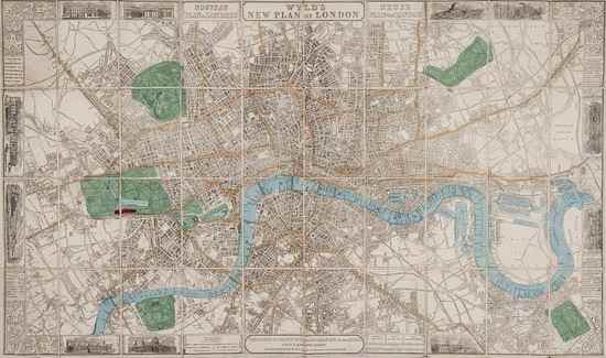 Appraisal: Wyld James Wyld's New Plan of London originally issued with