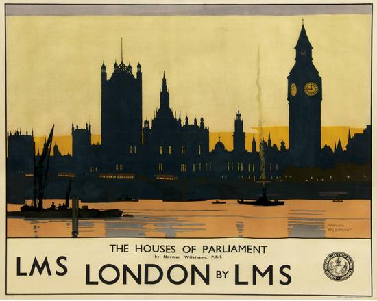 Appraisal: WILKINSON Norman PRI LONDON BY LMS The Houses of Parliament