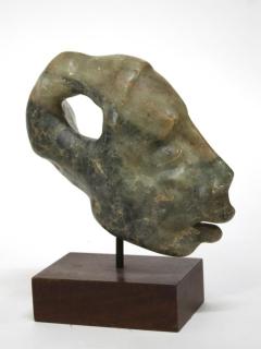 Appraisal: Leonora Arye American th C Abstract stone sculpture of a