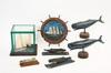 Appraisal: NAUTICAL LOT - Seven piece nautical whimsey lot consisting of