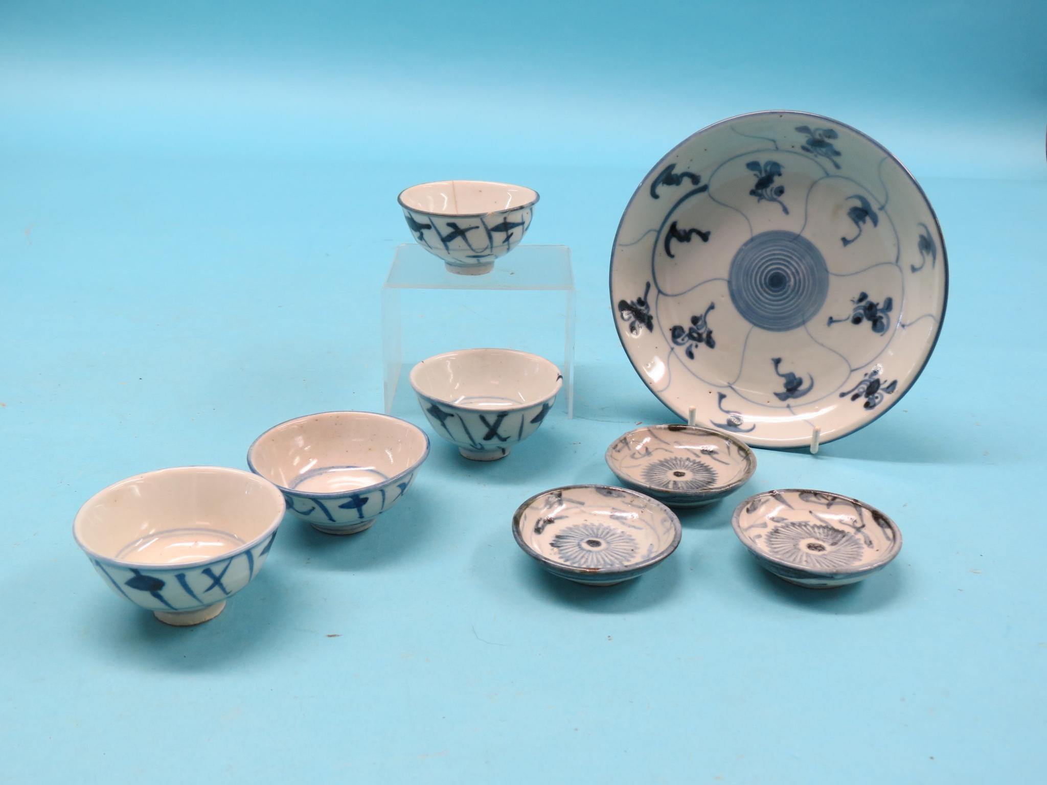 Appraisal: An th th century Chinese plate painted with Lotus pattern