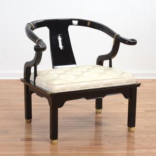 Appraisal: Century Chair Co lacquered Serenity armchair Century Chair Co lacquered