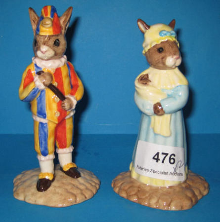 Appraisal: Royal Doulton Bunnykins Figure Punch DB and Judy DB limited