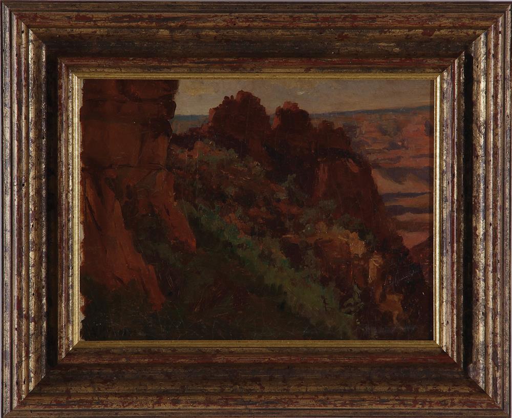 Appraisal: William Preston Phelps New Hampshire - GRAND CANYON oil on