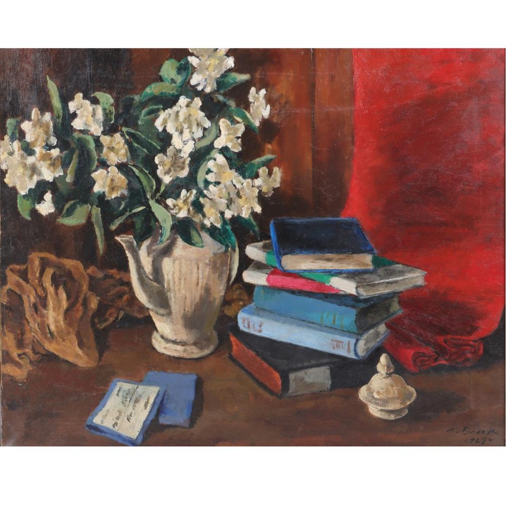 Appraisal: Alexander Brook New York Georgia - No Still Life with