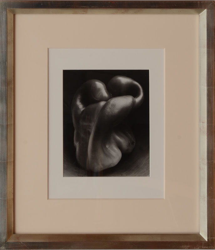 Appraisal: EDWARD WESTON - PEPPER Gelatin silver print laid down on