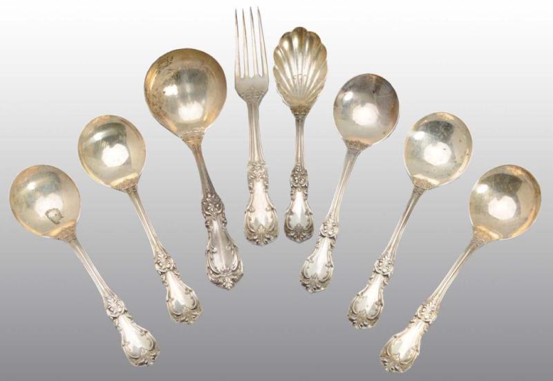 Appraisal: Lot of American Silver Utensils Description Weighs troy ounces All