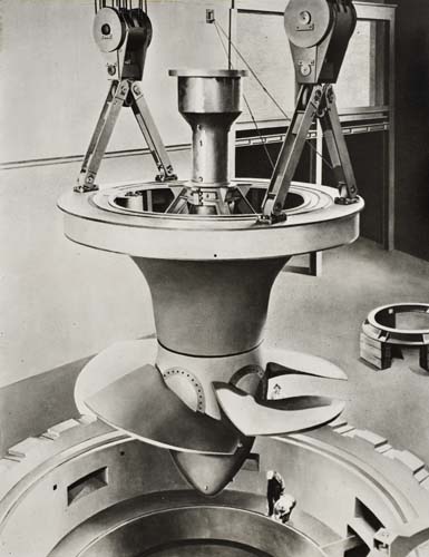 Appraisal: SHEELER CHARLES - Suspended Power Silver print after his painting