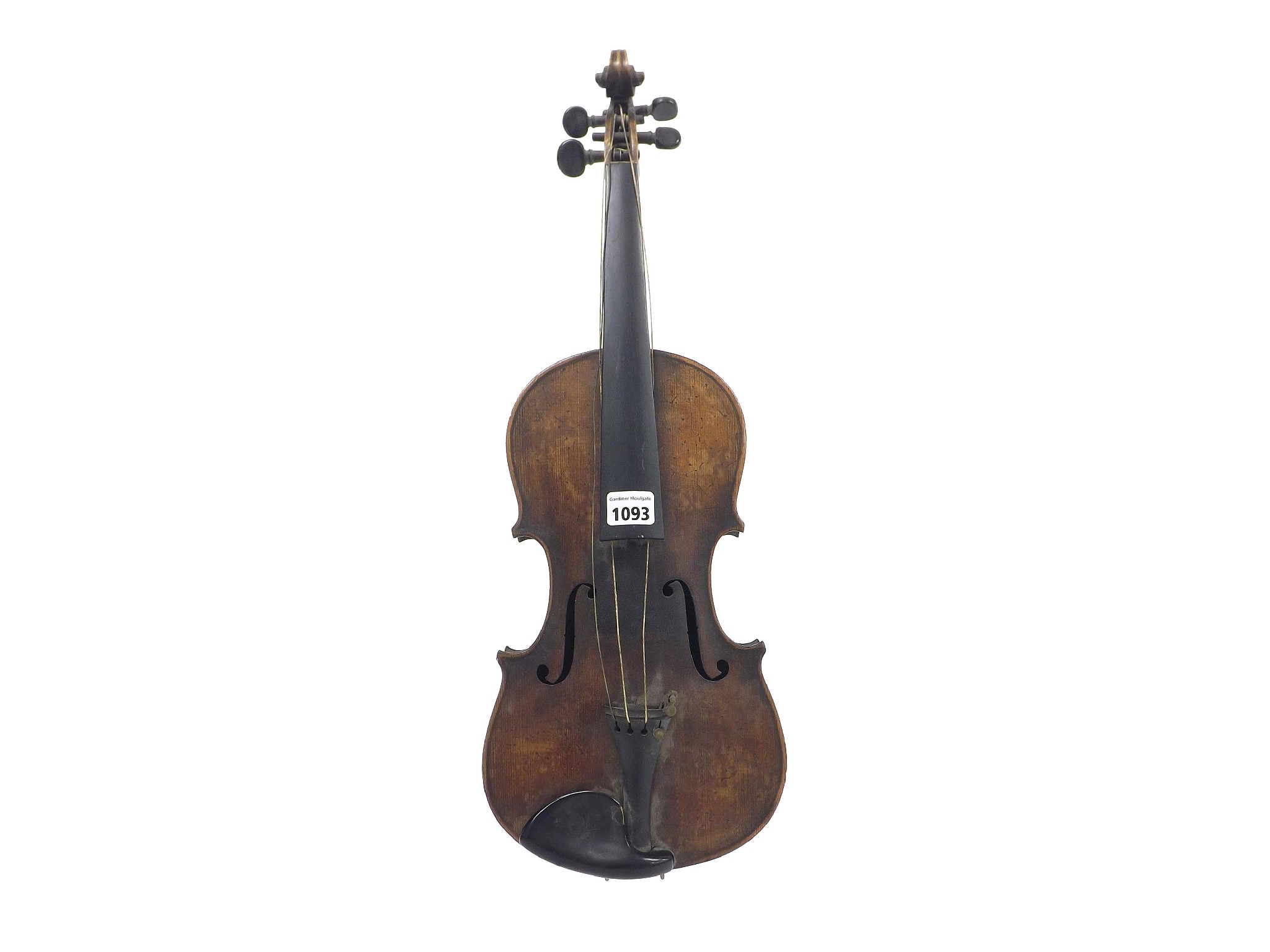 Appraisal: Violin circa bearing an indecipherable label cm