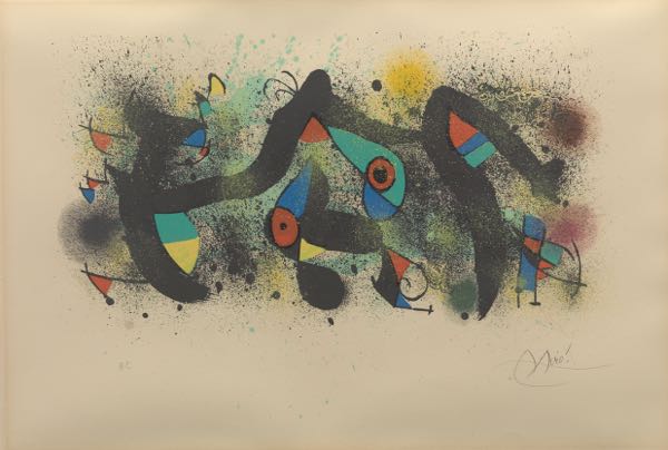 Appraisal: JOAN MIRO SPANISH - x paper C ramiques de Mir