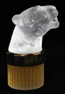 Appraisal: LALIQUE CRYSTAL FLACON PERFUME LALIQUE CRYSTAL FLACON PERFUME H ''