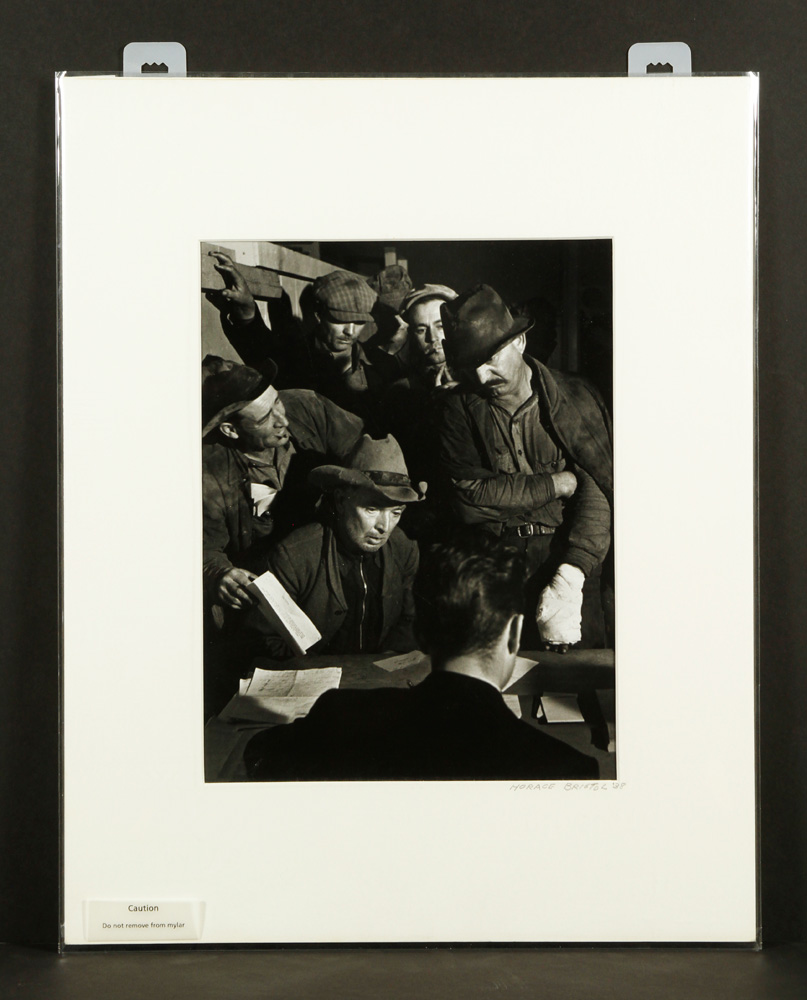 Appraisal: - Bristol Applying for Relief Aid Gelatin Silver Print Horace