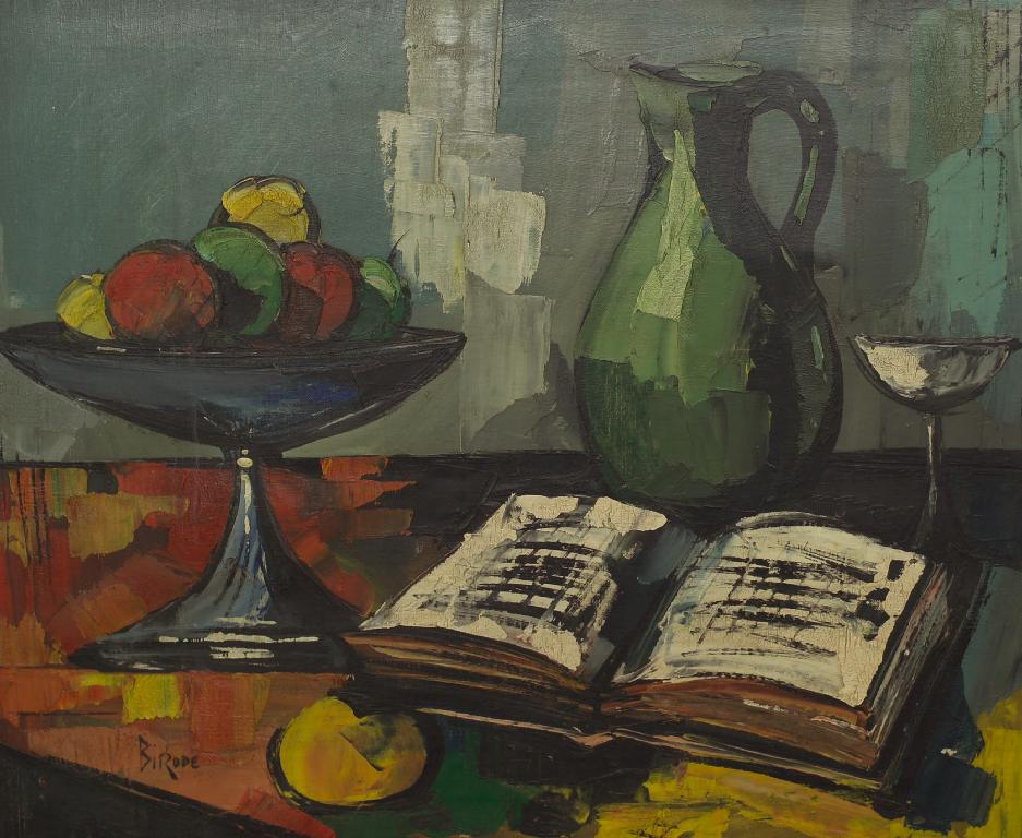 Appraisal: JACQUES BIRODE FRENCH th CENTURY STILL LIFE OF A BOOK