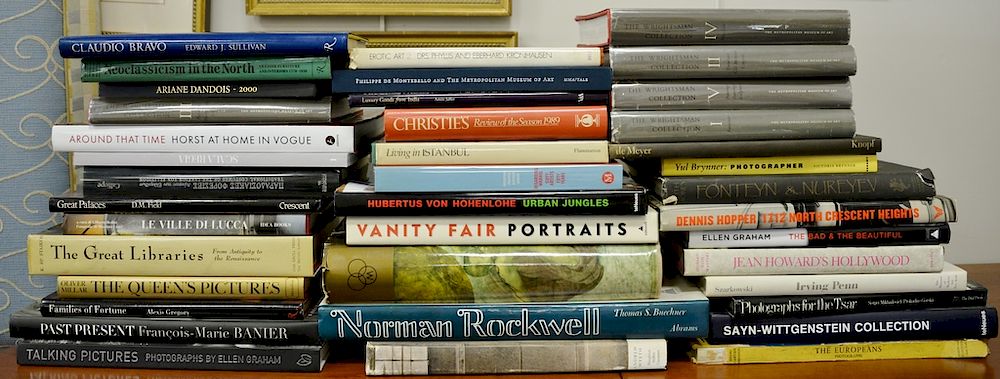 Appraisal: Lot of forty-two books including Abram's Vanity Fair Portraits Flammorions