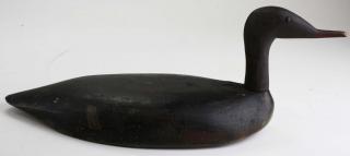 Appraisal: Thousand Islands NY merganser carved duck decoy length Thousand Islands