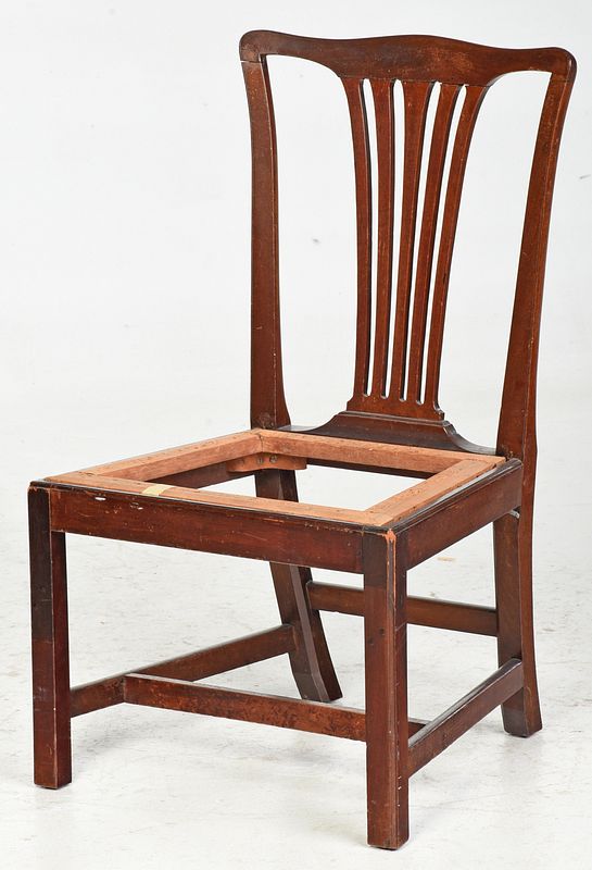 Appraisal: Chippendale Mahogany Side Chair late th century with restorations mahogany