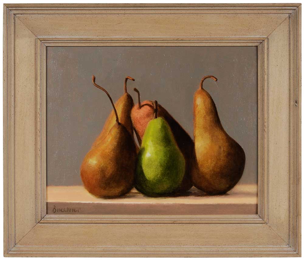 Appraisal: Thomas Buechner New York born Five Pears One Green signed