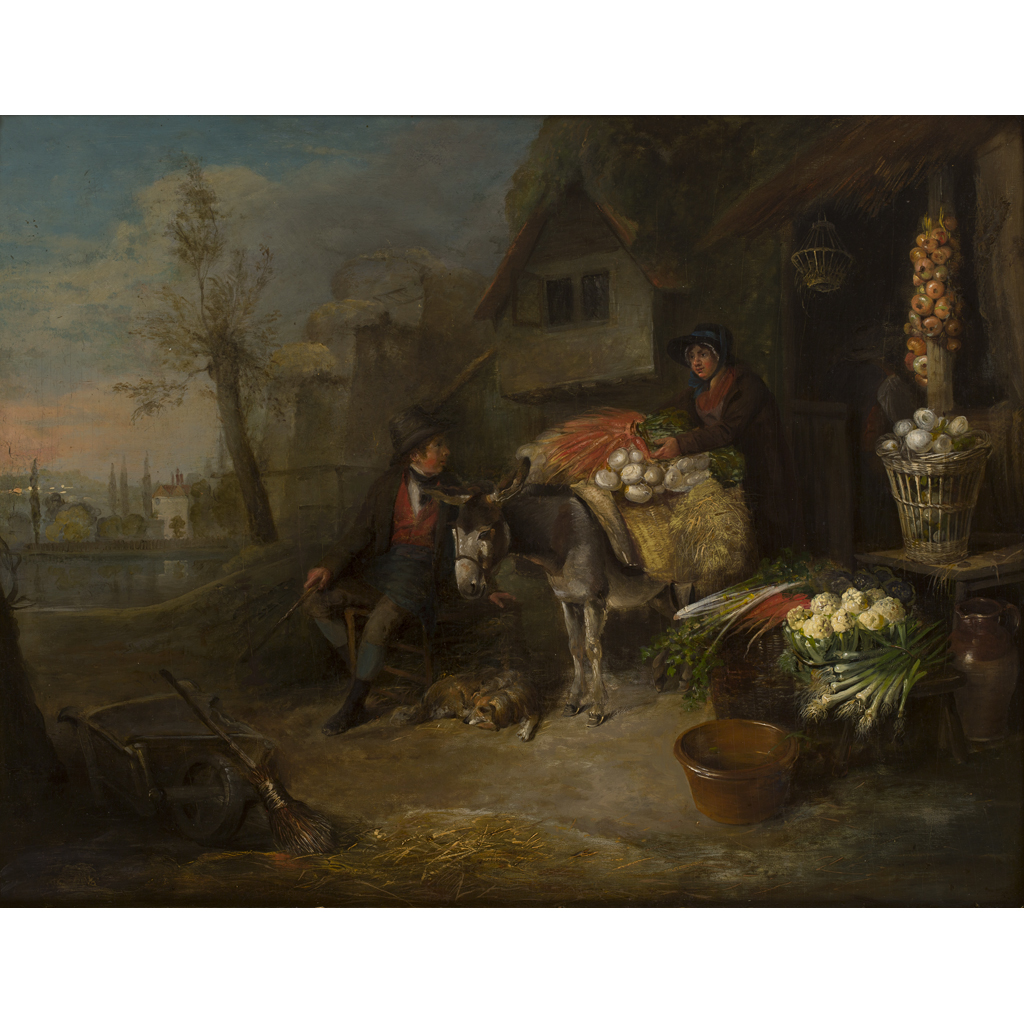 Appraisal: ATTRIBUTED TO ALEXANDER FRASER SCOTTISH - OFF TO MARKET Oil