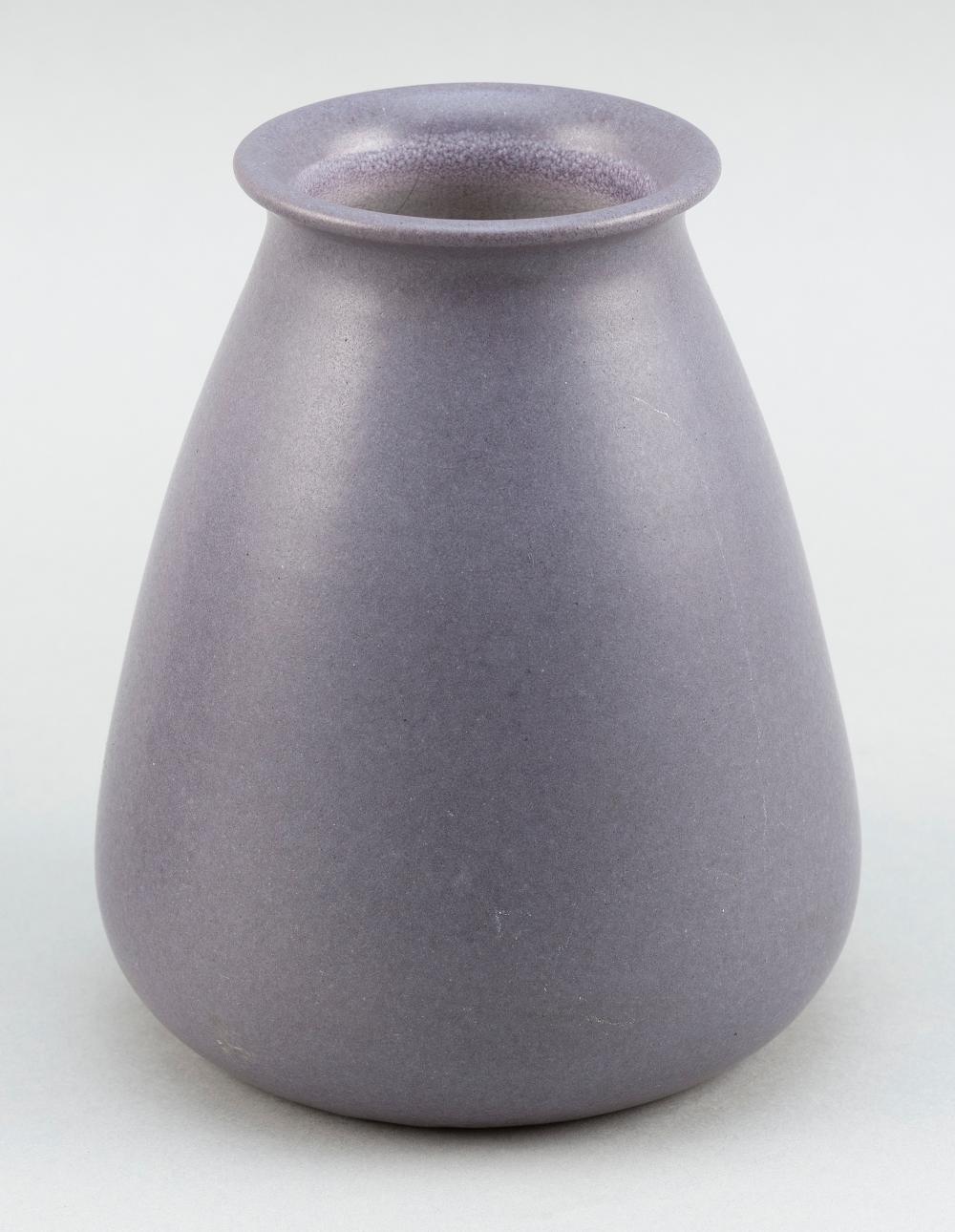 Appraisal: MARBLEHEAD POTTERY VASE HEIGHT MARBLEHEAD POTTERY VASE Lavender glaze Dimensions