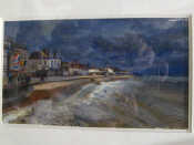 Appraisal: John Newberry R W S British 'Deal Beach in Storm'