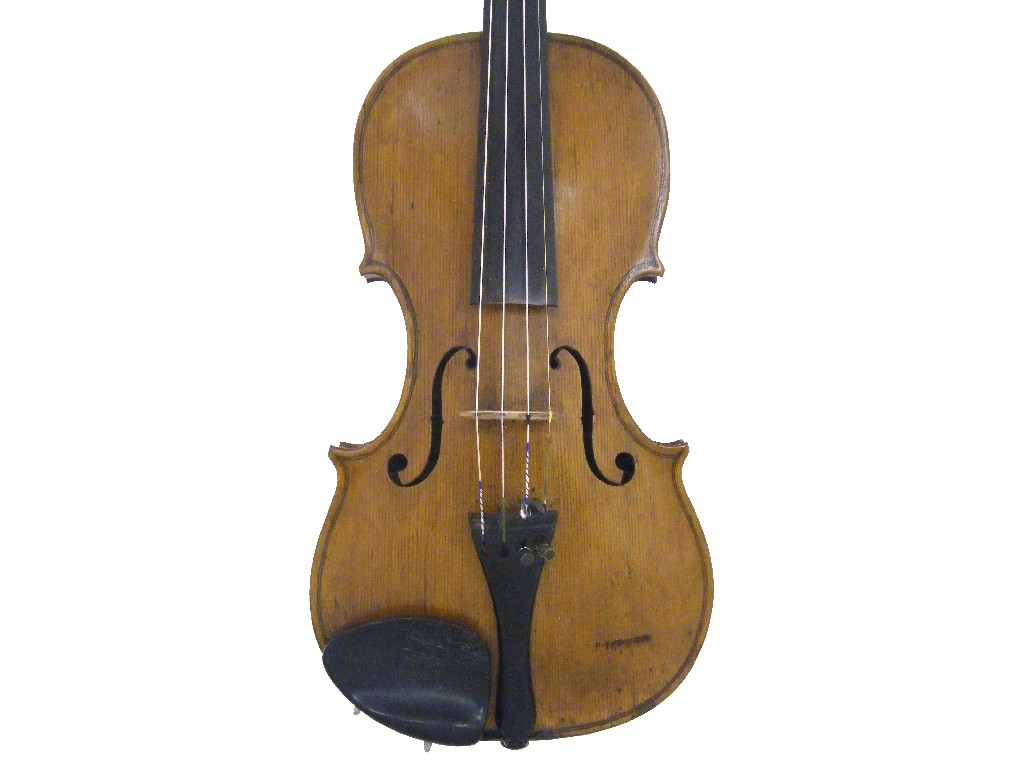 Appraisal: Rare th century Italian violin by Giuseppe Caveleri labelled Joseph