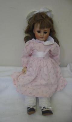 Appraisal: An S F B J bisque head girl doll with