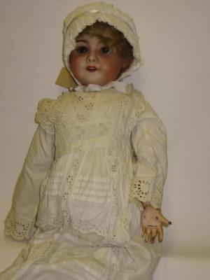 Appraisal: An S F B J bisque head girl doll with