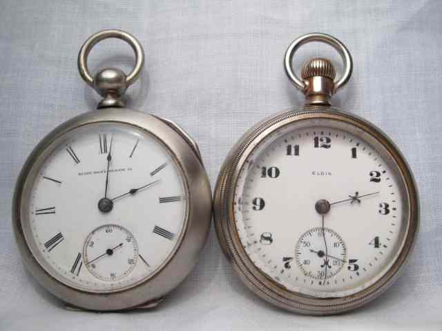 Appraisal: One size and one size Roman numeral dials on the