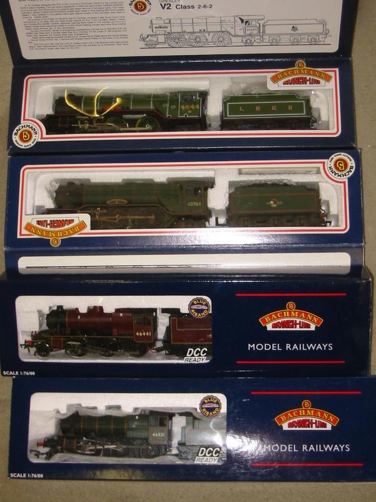 Appraisal: Four Bachmann locomotives comprising L N E R V Coldstreamer