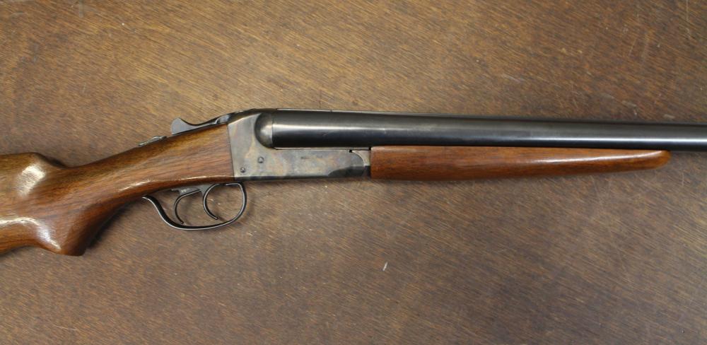 Appraisal: STEVENS MODEL A DOUBLE BARREL SXS SHOTGUN gauge barrels case