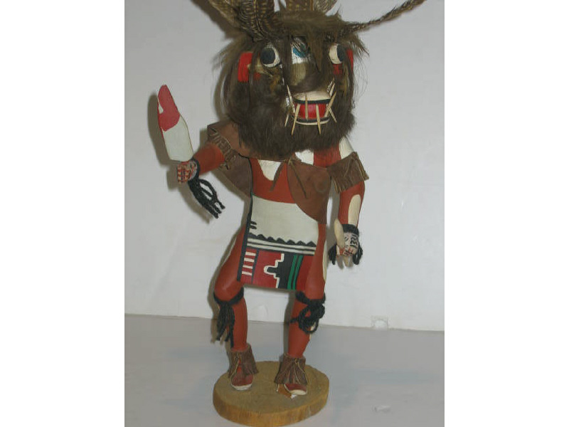 Appraisal: NATIVE AMERICAN KACHINA DOLL By Ty Duwyenic depicting White Ogre