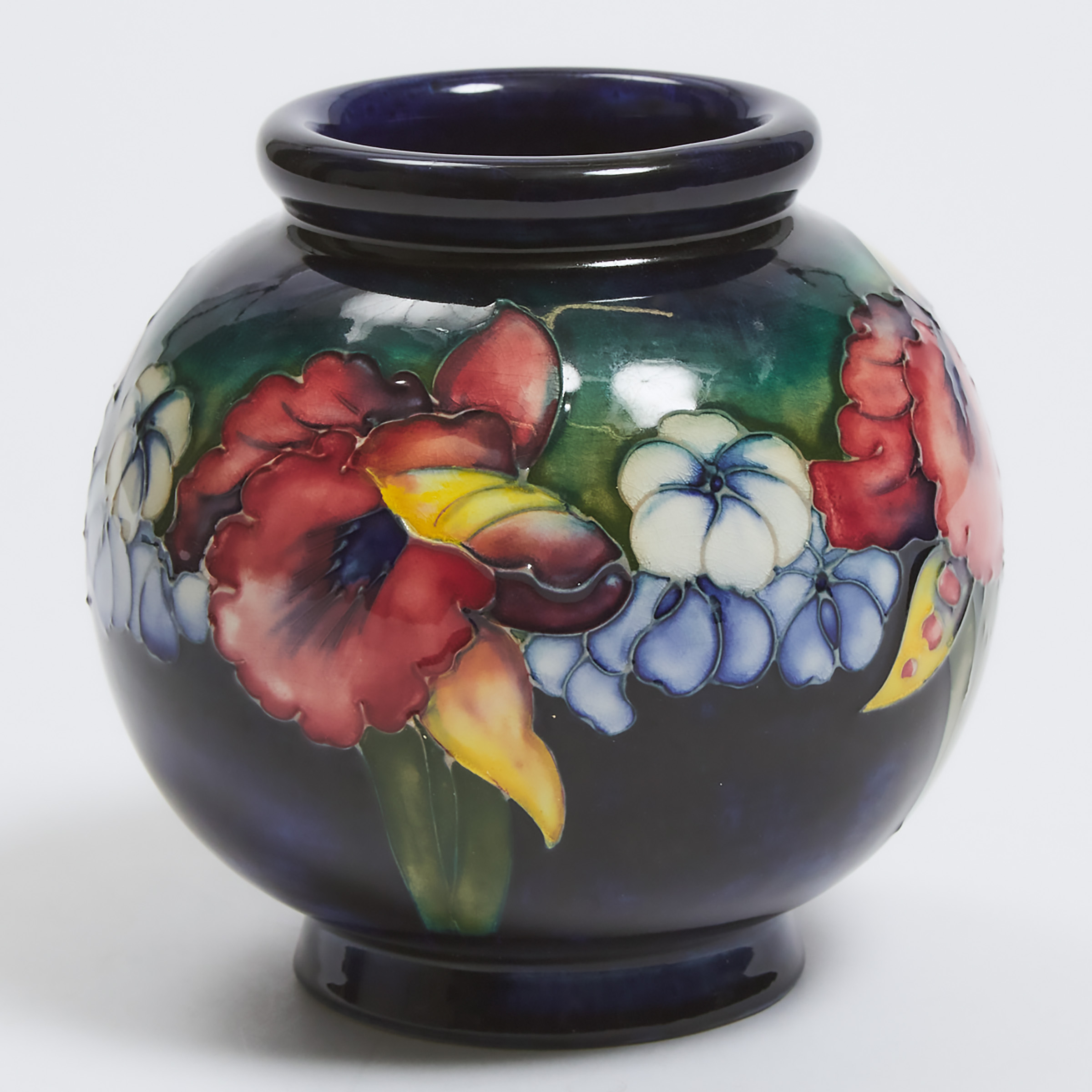 Appraisal: Moorcroft Orchids Vase c height in cm