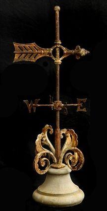 Appraisal: ENGLISH CAST IRON WEATHERVANE in Christie's lot