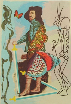 Appraisal: Image by Salvador Dali Spanish - Courtier from the suite