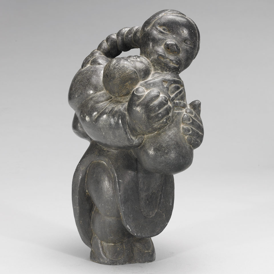 Appraisal: JOHNNY INUKPUK - E - Inukjuak WOMAN HOLDING HER CHILD