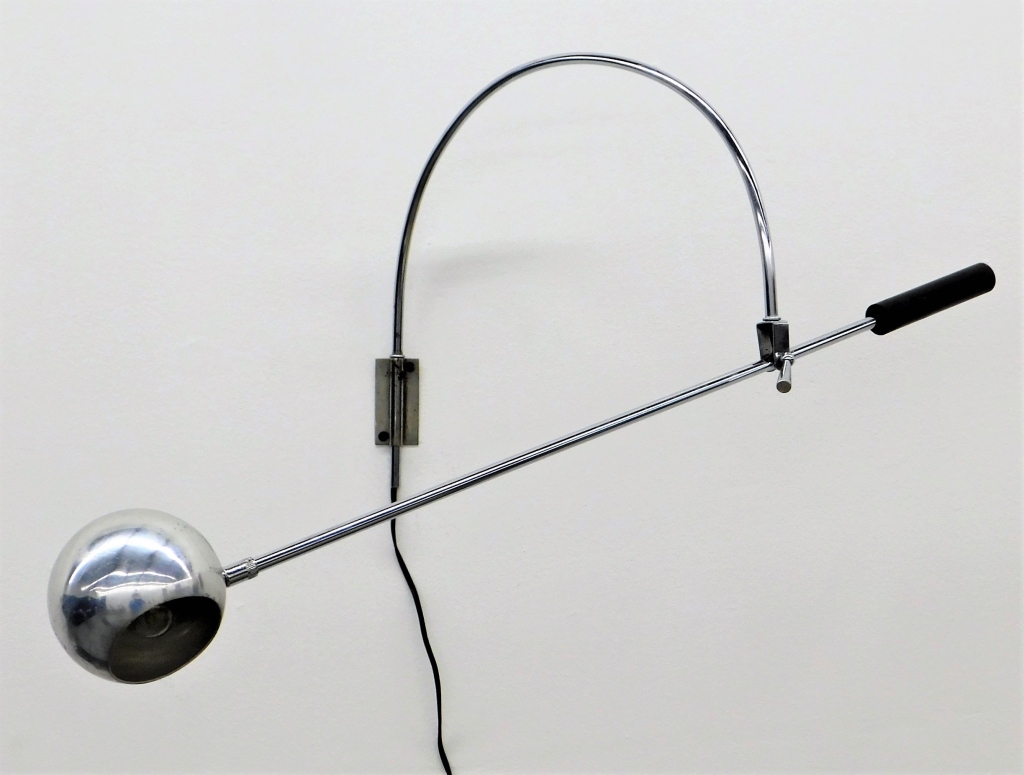 Appraisal: ROBERT SONNEMAN MCM ORBITER WALL MOUNTED LAMP New York th