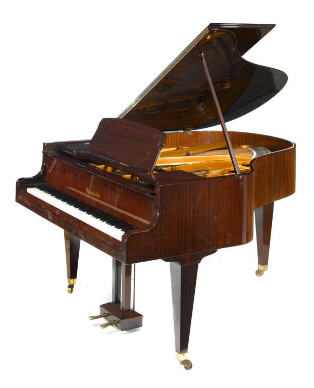 Appraisal: AN AUSTRIAN MAHOGANY GRAND PIANO BOSENDORFER MODEL NO cm l