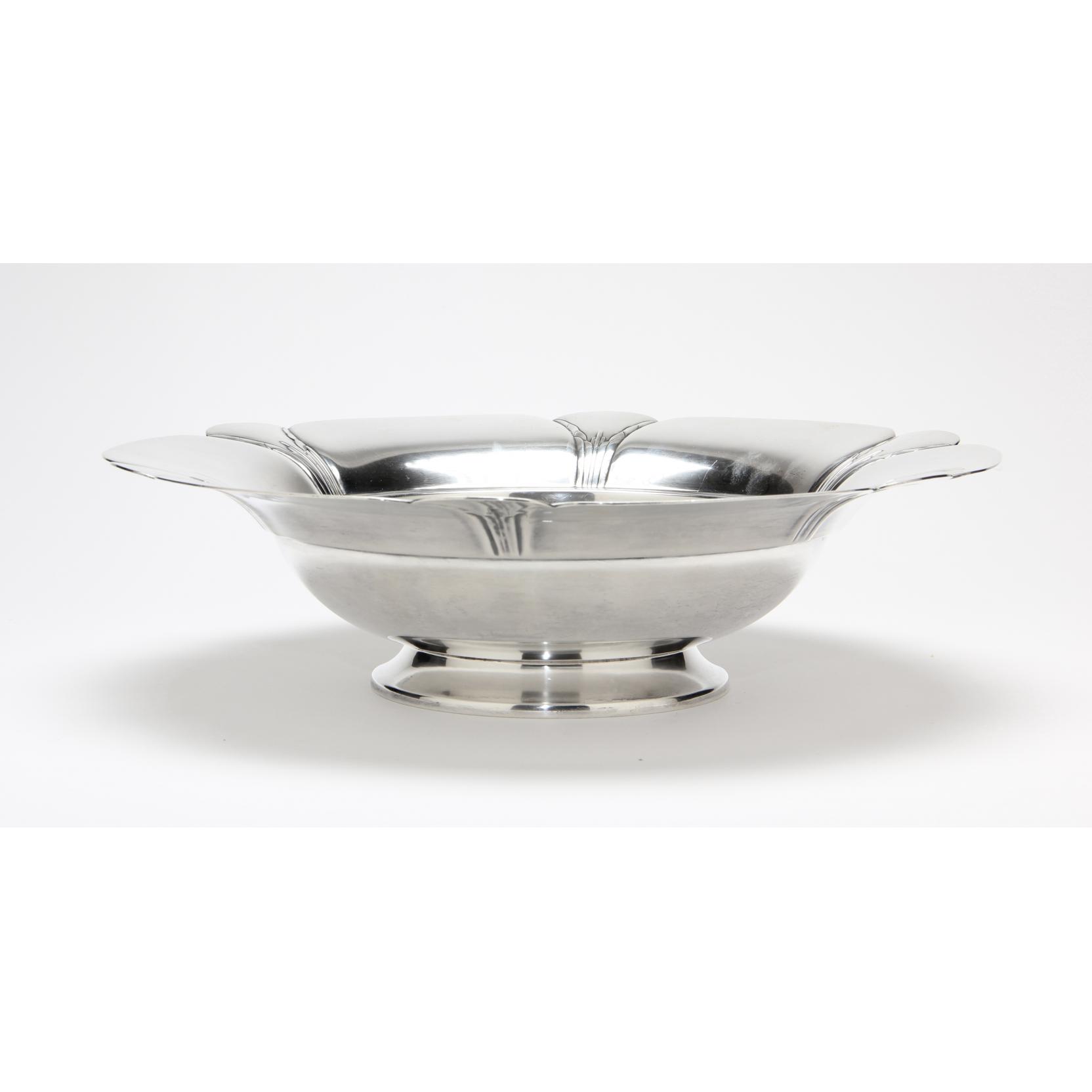 Appraisal: Large Sterling Silver Center Bowl by International in the Orchid