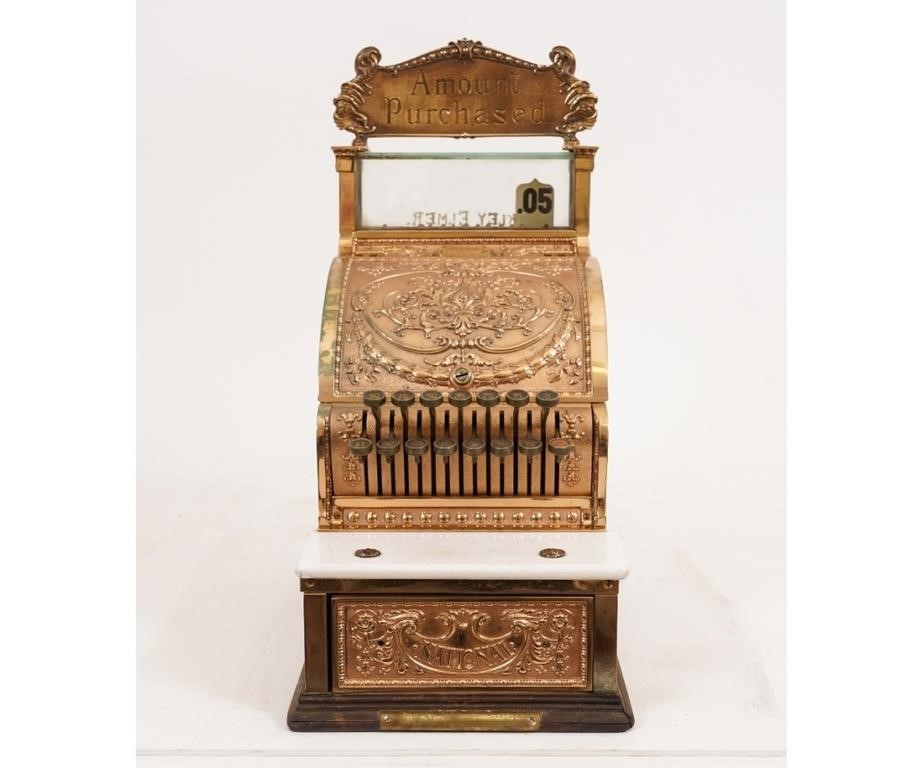 Appraisal: Brass National Cash Register Model Special Edition th Anniversary Model