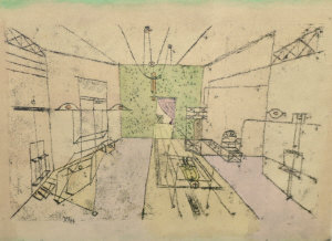 Appraisal: After Paul Klee - - Perspectiv lithograph printed in colours