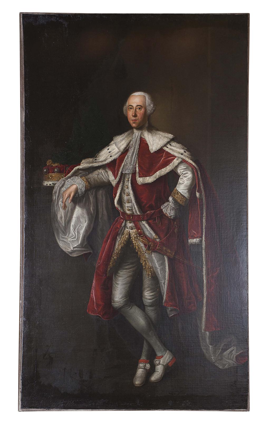 Appraisal: GABRIEL MATHIAS BRITISH - FULL LENGTH PORTRAIT OF A NOBLEMAN