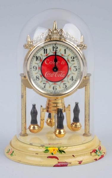 Appraisal: 's- 's Small Coca-Cola Dome Clock Made in Germany and